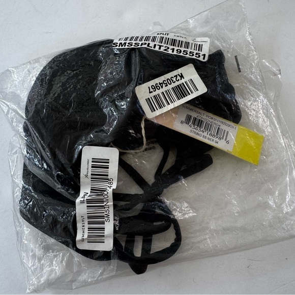 NWT Summersalt String Bikini Bottom Swimsuit Black Size 4 - Picture 8 of 14